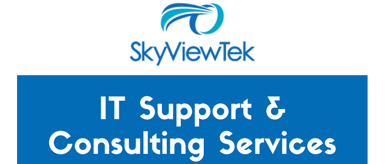 About technology and computer company SkyViewTek's IT Support and Consulting Services