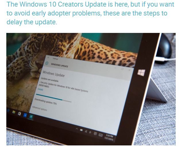 Windows 10 Creators Update