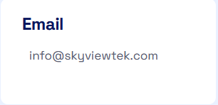 info@skyviewtek.com